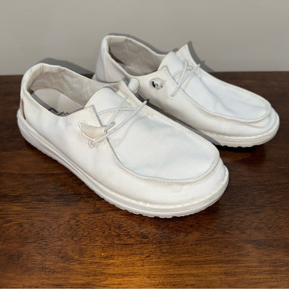 Women’s White Hey Dudes